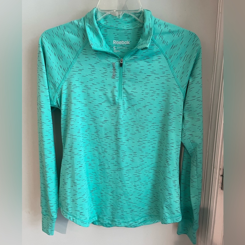 SM Reebok Activewear 1/4 Zip Jacket- Mint Green